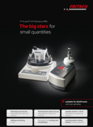 Product Profile Vibratory Mills  P-0 and P-23